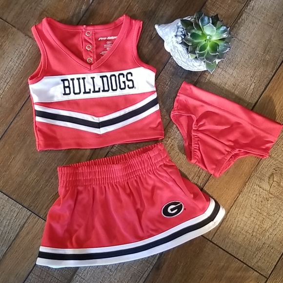 Pro Edge Other - Georgia Bulldogs baby girl cheerleader outfit NWOT